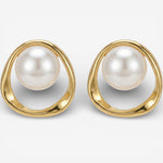 Boucles d'oreilles vintage en perles