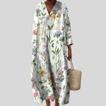 Doriane - Robe d'Ete Imprimee Flatteuse