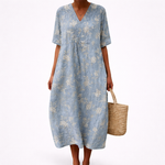 Line - Robe d'Ete Imprimee Flatteuse