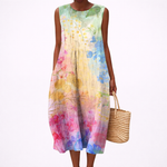 Laurine - Robe d'Ete Confortable Sans Manches