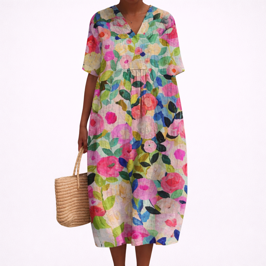 Perrine - Robe d'Ete Confortable