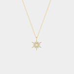 Amélie – Délicat collier en argent avec pendentif rond
