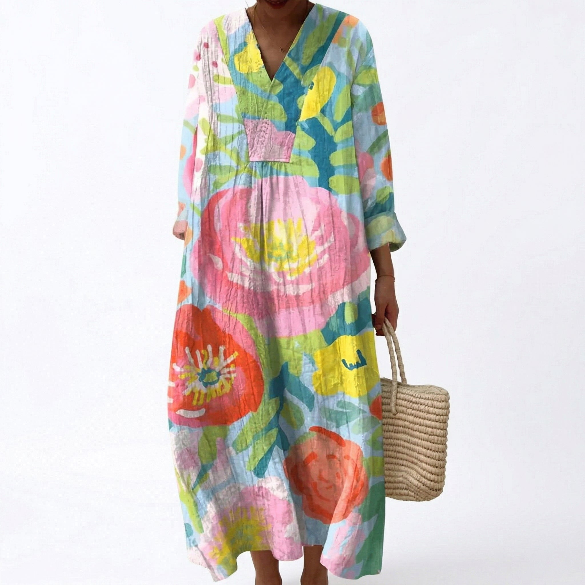 Jules - Robe d'Ete Imprimee Flatteuse