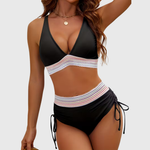 Énora | Ensemble de Bikini Élevé Élégant
