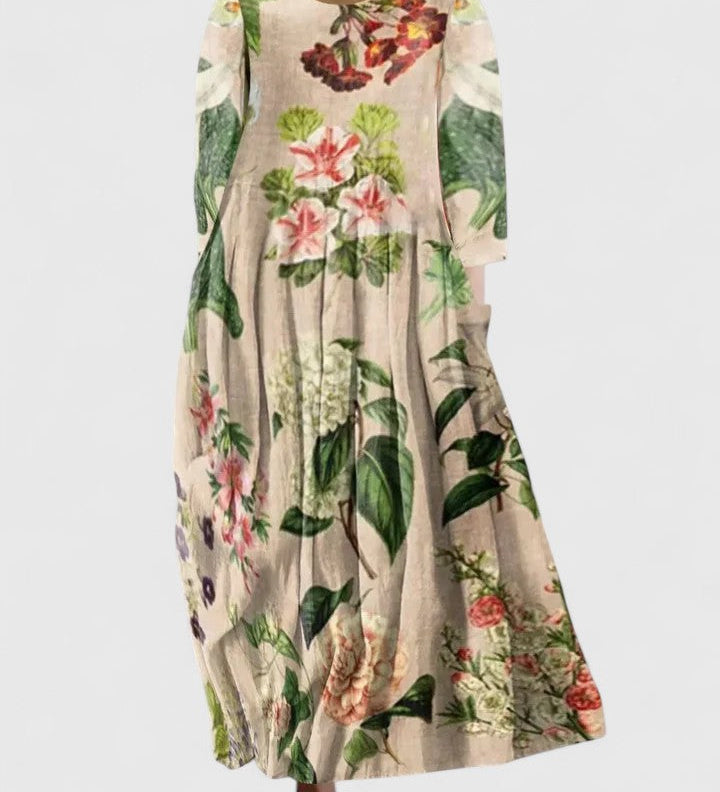Margaritte | Robe Midi Élégante