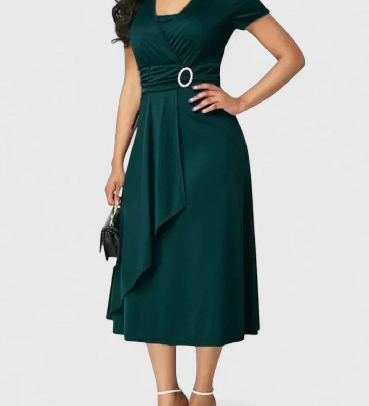 Zhyrelle | Robe Midi Élégante