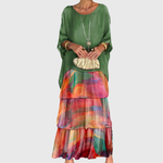 Patricia | Robe Élégante Longue et Fluide