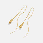Félicie – Boucles d'oreilles en or avec petites puces