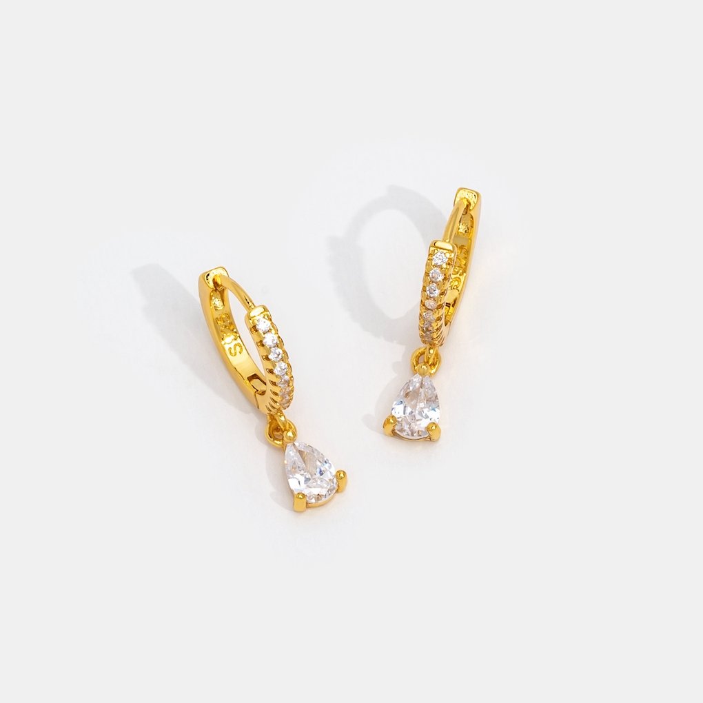 Madeleine – Boucles d'oreilles en argent avec cercle ouvert