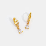 Madeleine – Boucles d'oreilles en argent avec cercle ouvert